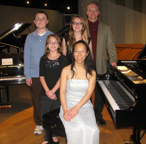 Students and Teacher with Dr. Agnes Wan